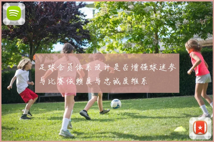 足球会员体系设计是否增强球迷参与比赛依赖度与忠诚度维系